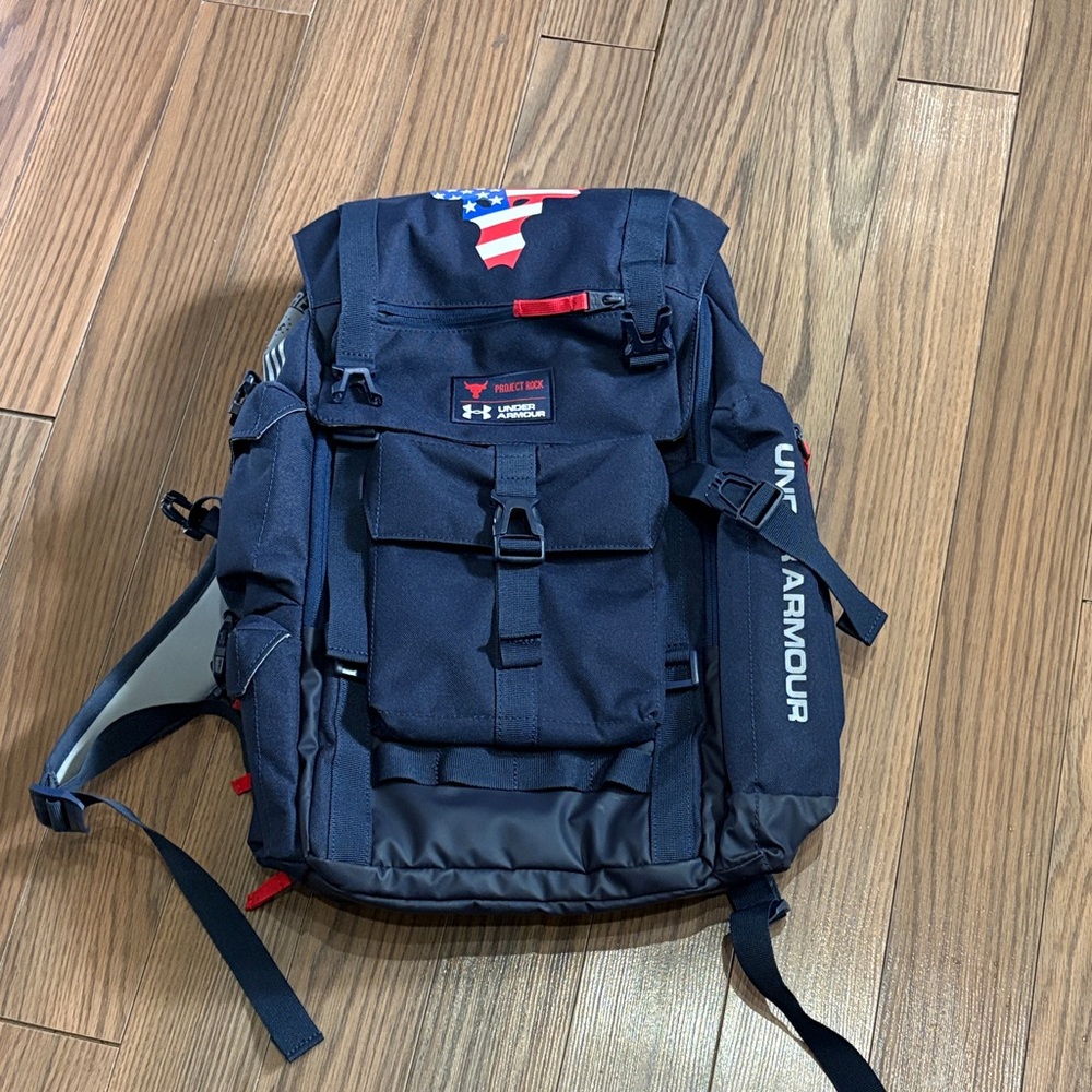 Under Armour Project Rock Freedom Regiment Backpack - Blue